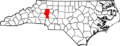 Map of North Carolina highlighting Iredell County.png