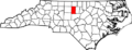 Map of North Carolina highlighting Alamance County.png