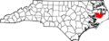 Map of North Carolina highlighting Hyde County.png